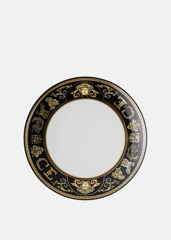 Versace Virtus Gala Black Salad Plate